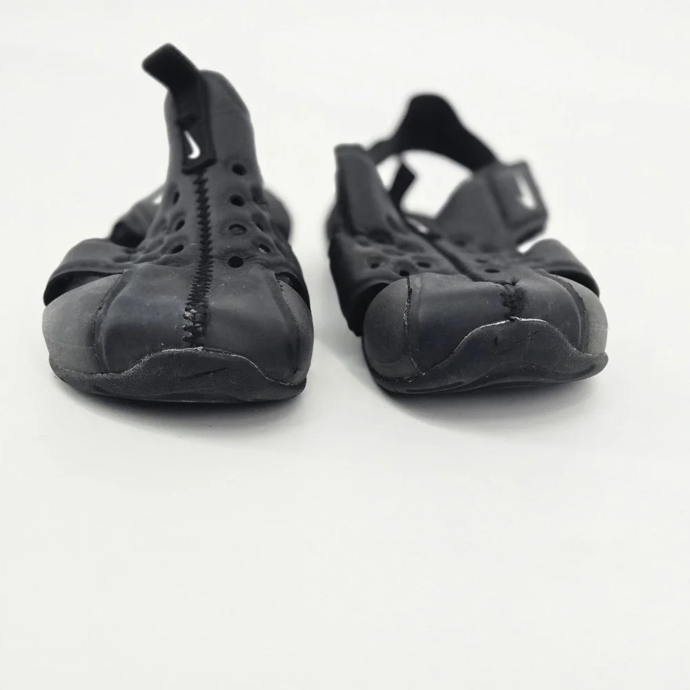 Nike Sunray Protect 2 TD Black Water Sandals Shoes 9C Toddler Kids Size 9 VGUC